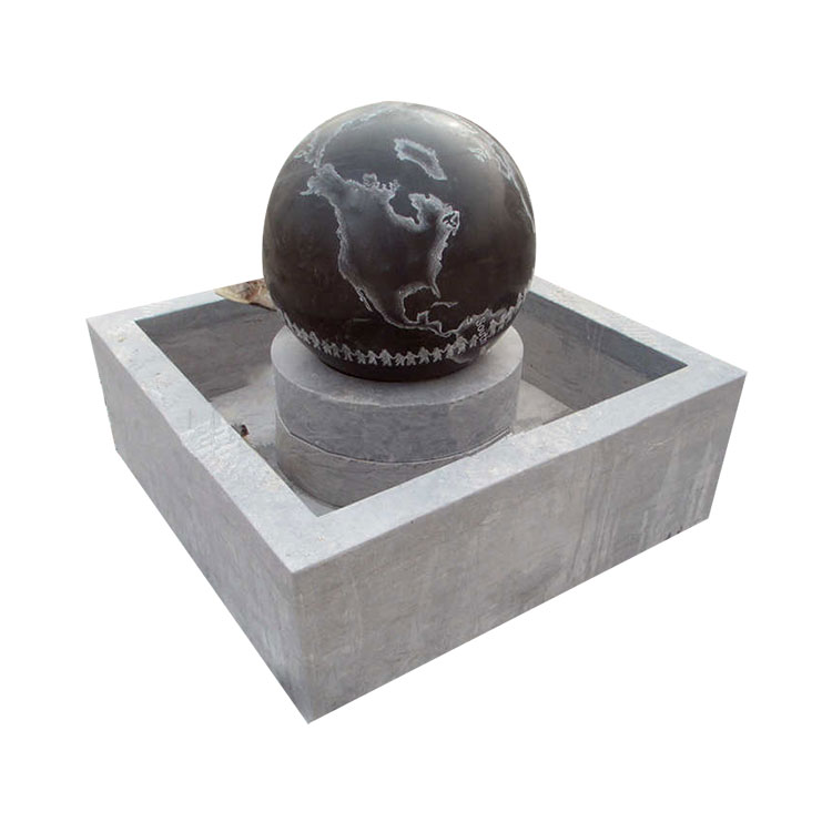 Stone fountain-ang prinsipyo ng Feng Shui ball rotation
