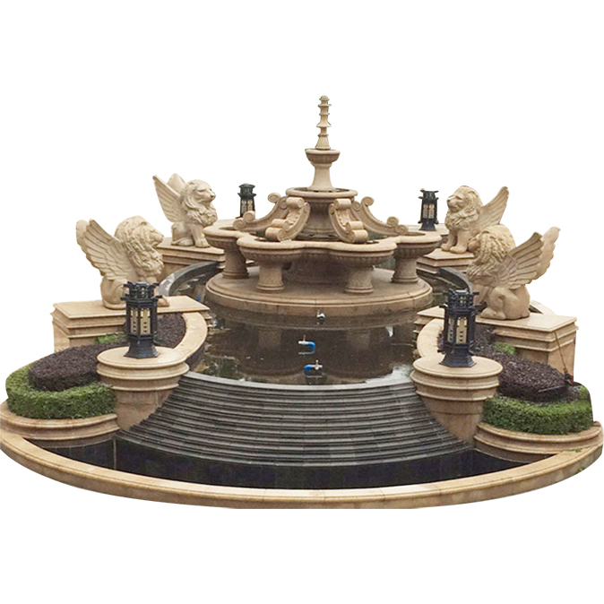 Ano ang mga katangian ng granite fountain?