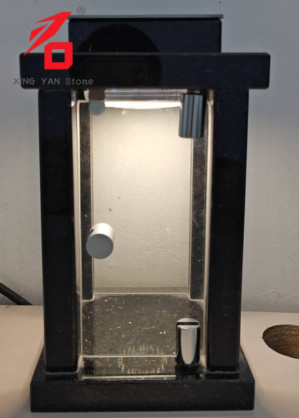 Cemetery LED lamp na may solar panel