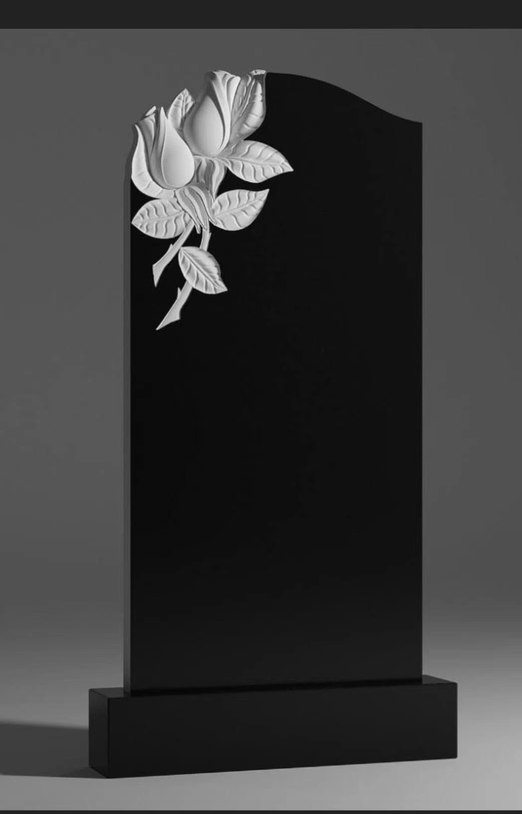 Ang China Xingyan Art Relief Rose Tombstone