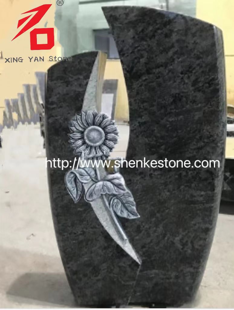Germany style sun flower gravestone