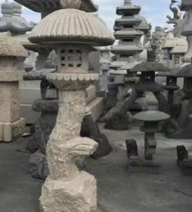 Mainit na Pagbebenta ng Granite Stone Lantern para sa Dekorasyon ng Hardin