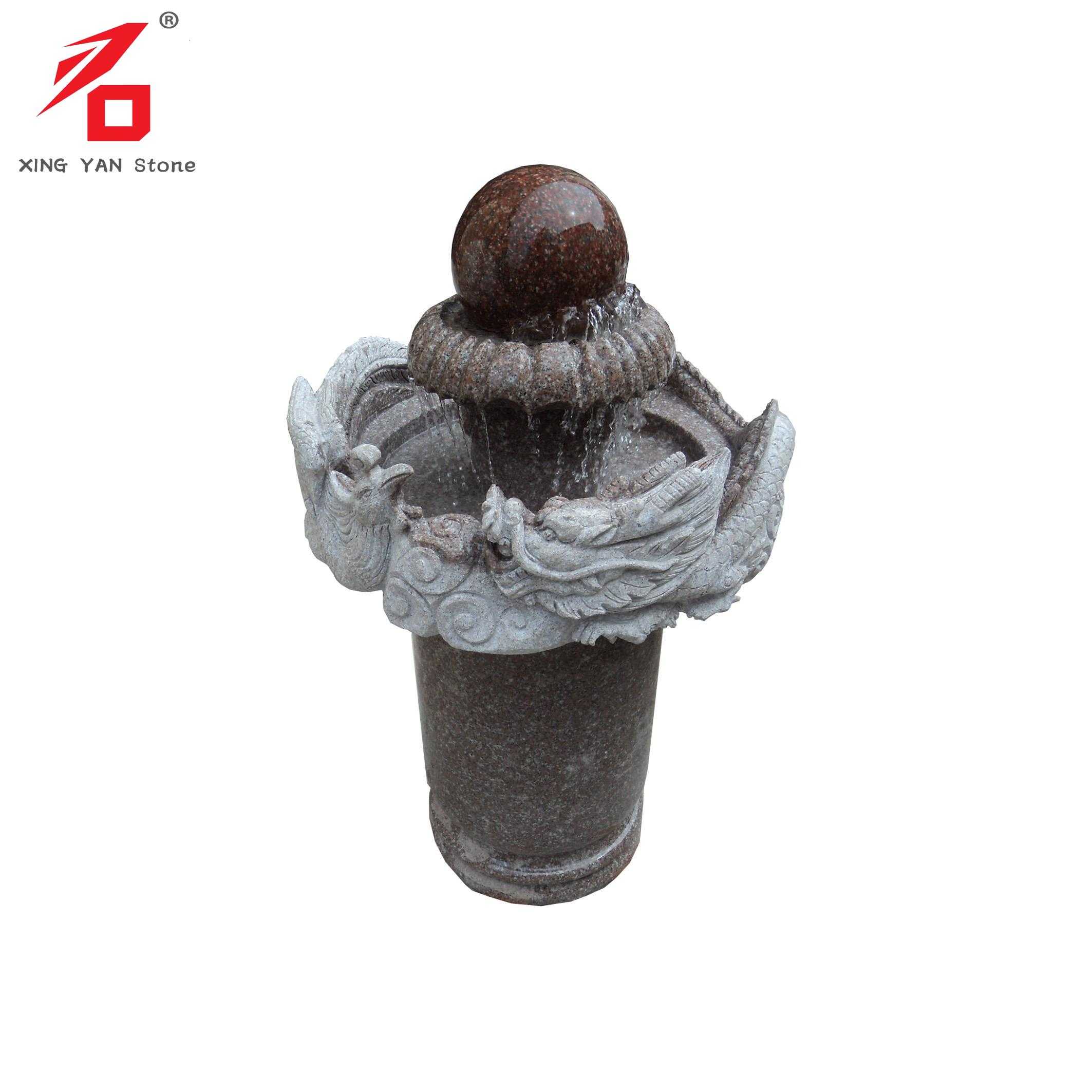 Pulang Granite Ball Fountain