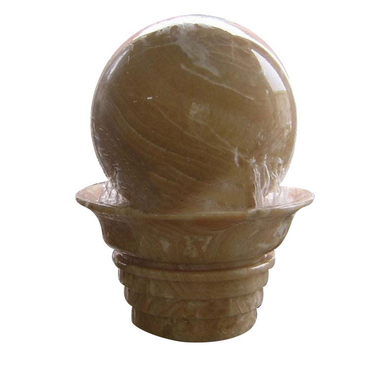 Round Base Stone Ball Fountain