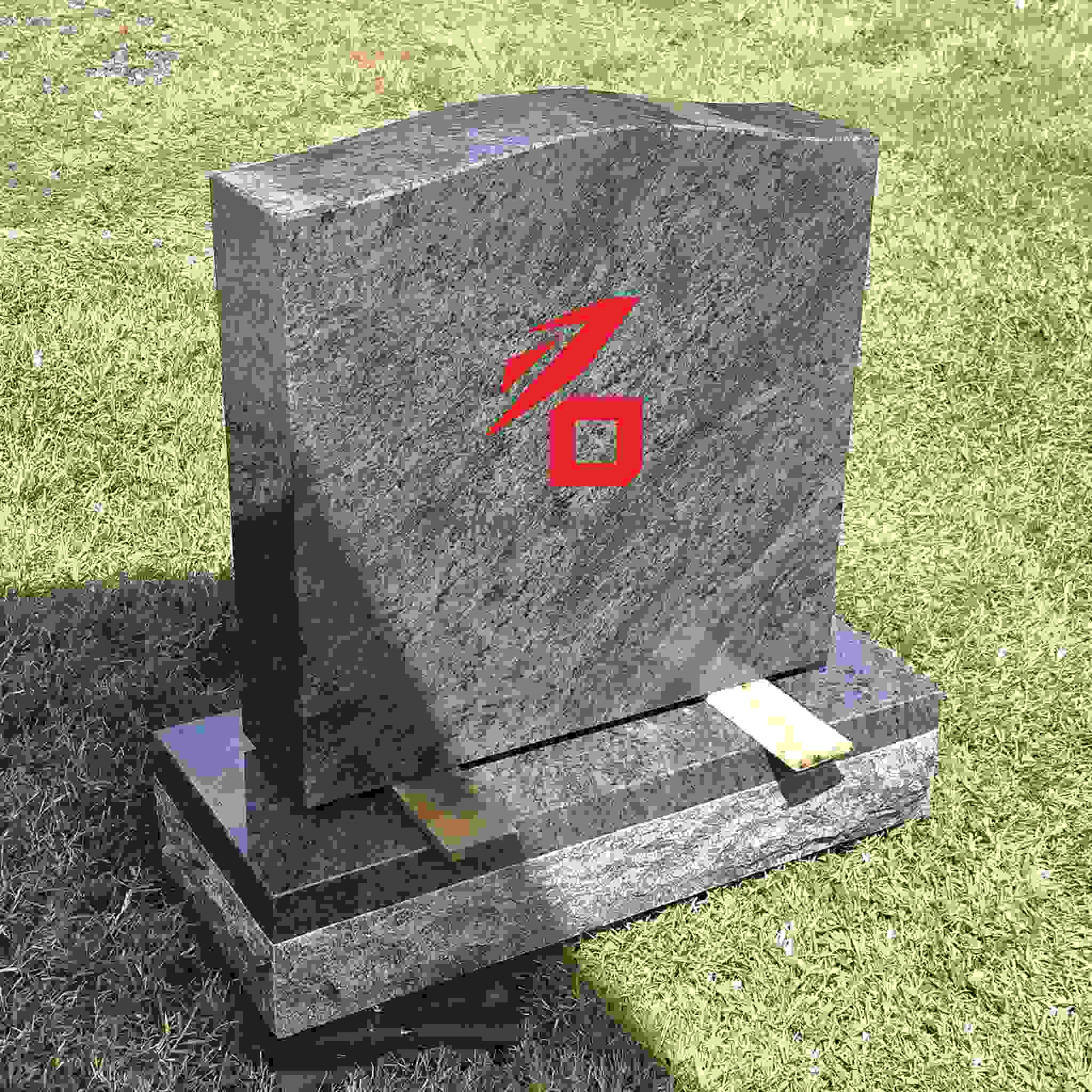 Simple Granite Single Monument